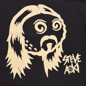 Malbon Golf x Steve Aoki Navy Hoodie FESQUE STEVE AOKI HOODIE, Size XS *Sample*